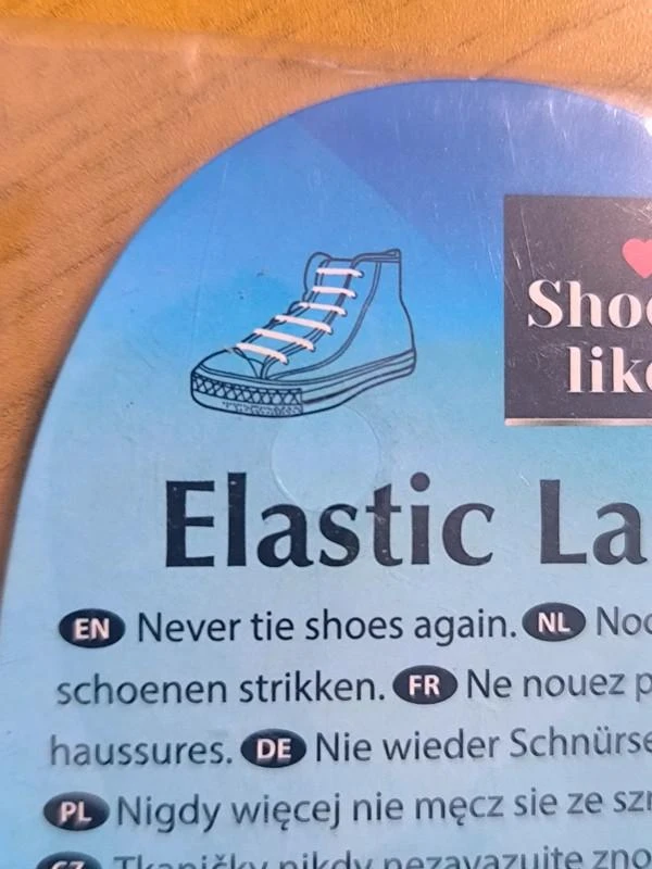 24 Magische elastische veters, zwart en wit, 12 stuks per zakje – photo 7